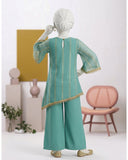 Kids Teal Green Cross Flapper Suit - view 3