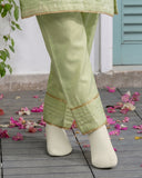Kids Lime Green Embroidered 3-Piece Lawn Suit - view 3