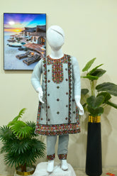 Girls Festive Collection - Embroidered Ethnic Suit