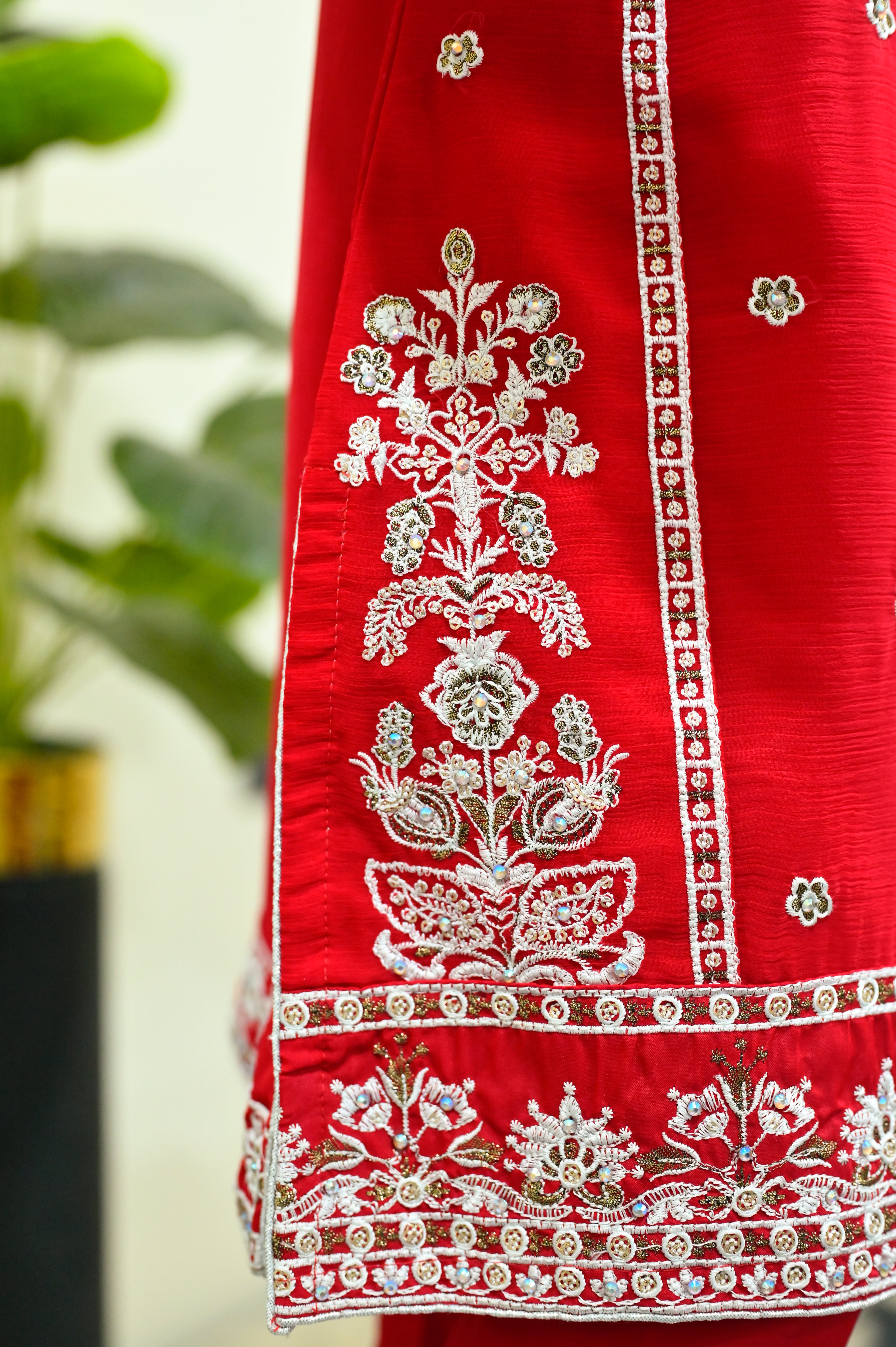Premium Red Embroidered Kids Ethnic Suit – 2-Piece Fancy Wear